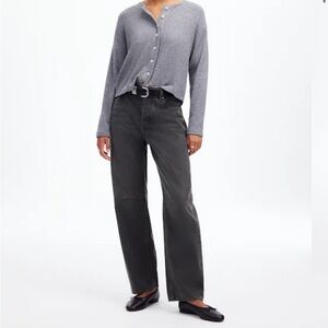 Madewell The Darted Barrel Leg Jean in Olenda Wash: 27